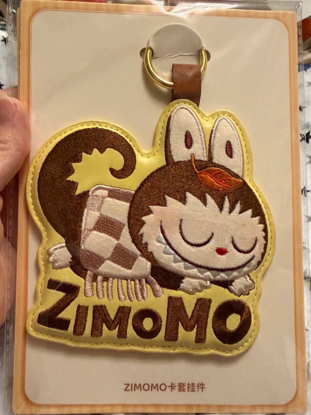 POP MART Pop Land x The Monsters — ZIMOMO Card Holder Pendant / Luggage Tag